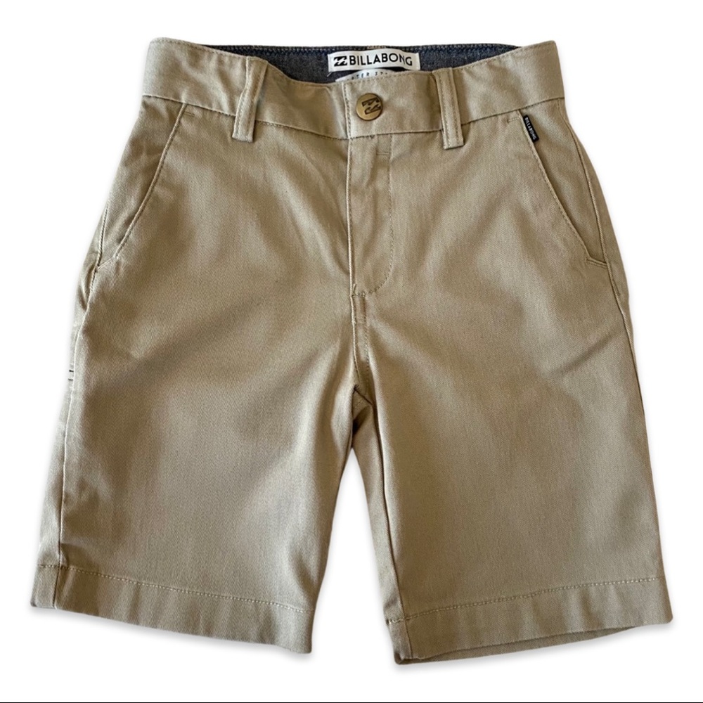 Billabong Little Boys' Carter Stretch Shorts - DARK KHAKI - Size 5M